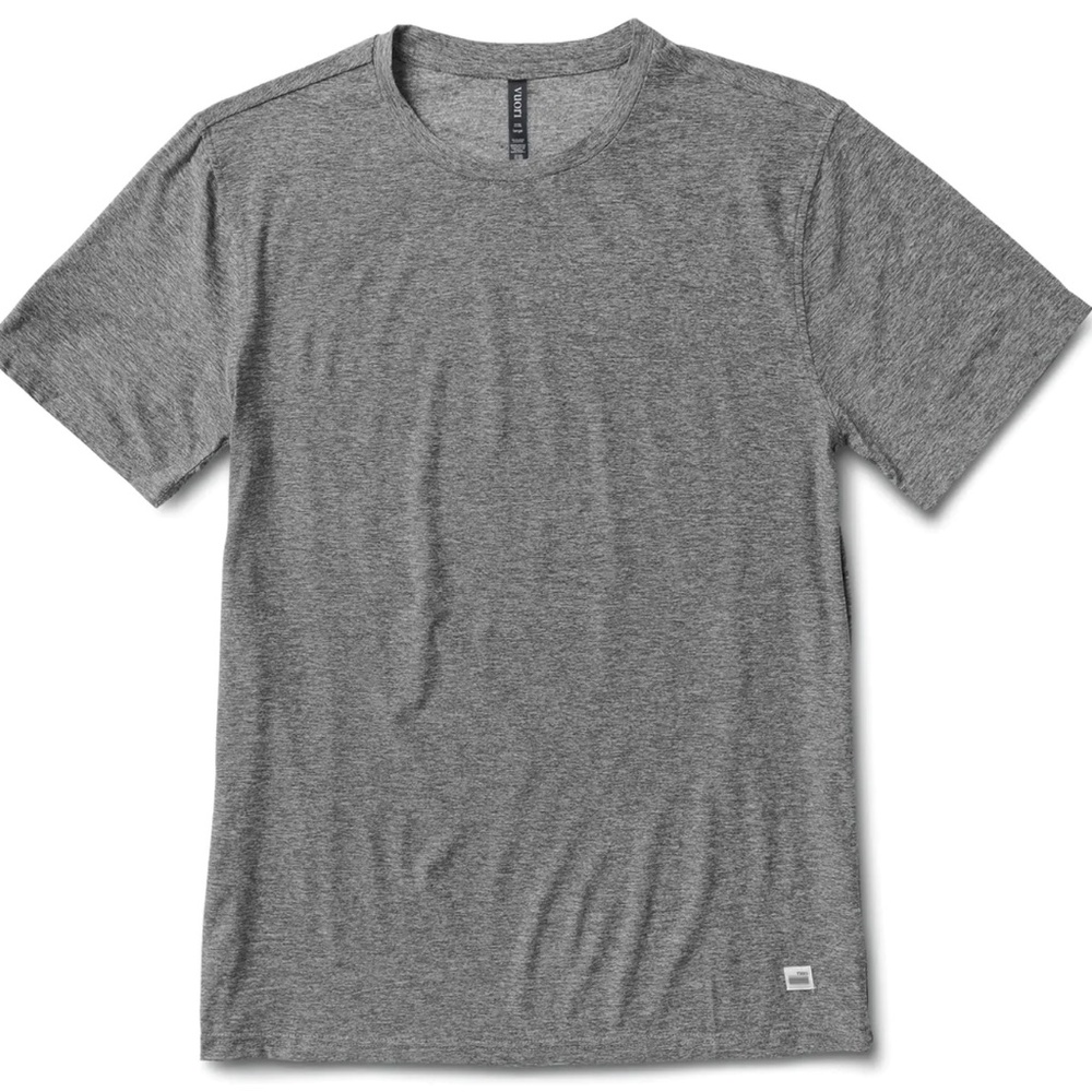 Vuori Strato Tech Tee - Heather Grey Large